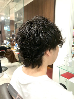 無造作エアリーパーマ