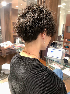 縦落ちスパイラルパーマ