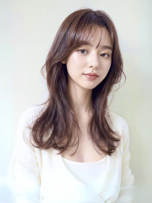 くびレイヤーエモージュシルキーピンクベージュデザインカラー