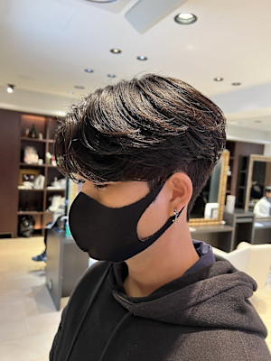 韓国ヘア カルマパーマ メンズヘア ダウンパーマ