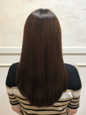 スマートロング/ナチュラルストレート/ゆるふわパーマ