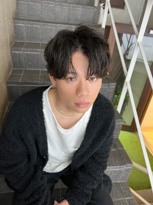 韓国マッシュ ニュアンスパーマ ナチュラルマッシュ