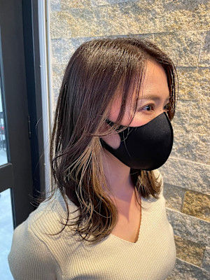 イヤリングベージュ