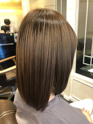 【髪質改善】酸性ストレート　縮毛矯正