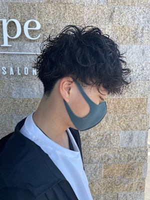 スパイラルパーマ