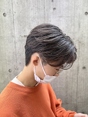 ナチュラルヘア センターパート 韓国ヘア こなれヘア