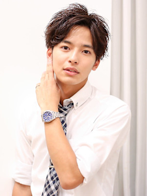 カット　センターパート