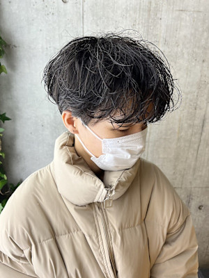 シャドウパーマ　スパイラルパーマ 2wayスタイル　原宿 表