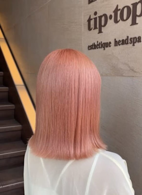 ペールピンクカラー tiptop 目白