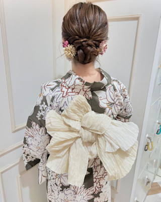 【crop es辻堂　藤田】大人浴衣アレンジ