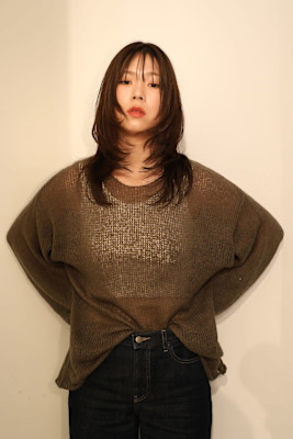 ロングハイレイヤースタイル【tiptop目白店】