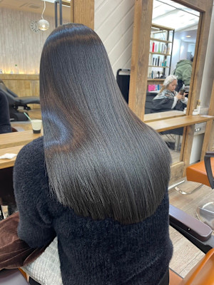 美髪ダメージレス縮毛矯正酸性ストレート韓国似合わせ