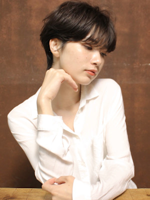 マッシュパーマショート