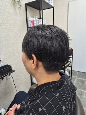 メンズカット/パーマ/グレイカラー/鎌取駅/韓国風/白髪染め