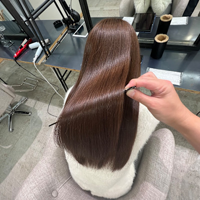 乾かしただけで艶髪