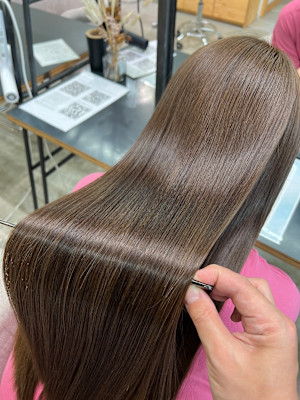 乾かしただけで艶髪