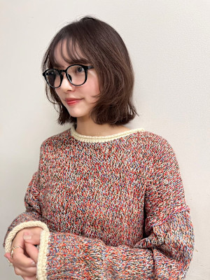 福岡 天神 大名 kchiara×ショートボブ