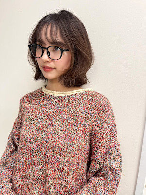 福岡 天神 大名 kchiara×ショートボブ