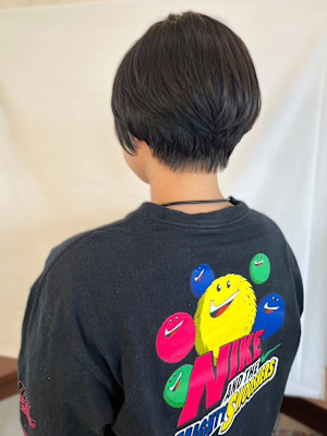 【MICHI 富田店　杉本 郁美】ハンサムショート　ツヤ髪