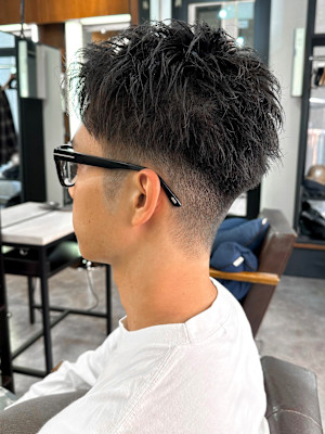 【IRIE 福岡】アップバングショートビジネスマン