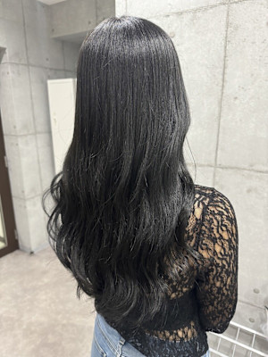 黒染め使わない艶カラー