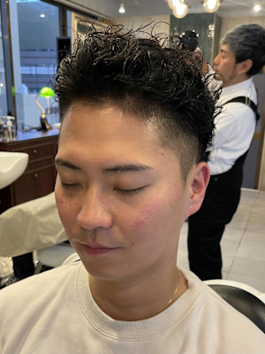 ロンドンツーブロハードパーマ【大宮/バーバー】