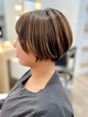 【小林】簡単スタイリングのまとまるショートボブ☆