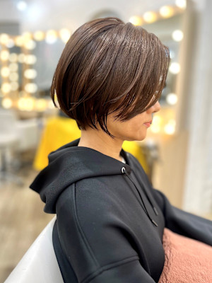 【小林】絶壁解消！女性らしい丸みショートボブ☆