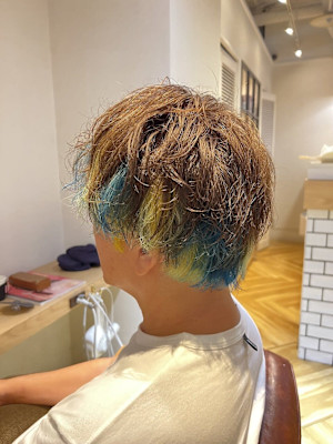 インナーカラー × ハワイアン