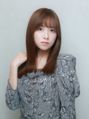 マロンカラー×髪質改善艶髪ミディアム