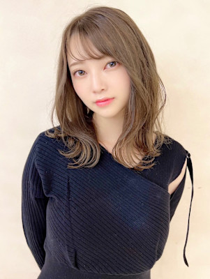 【monaco】顔周り/サイドバング/くびれミディ/広尾