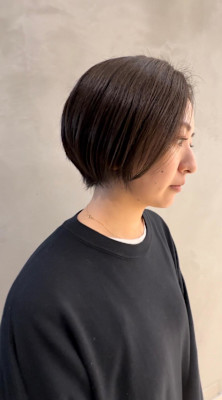 ショート/顔まわり/髪質改善カラー