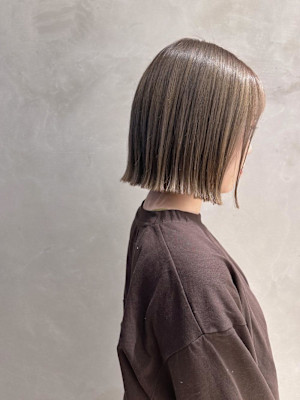 ボブ/顔まわり/髪質改善カラー/オージュア