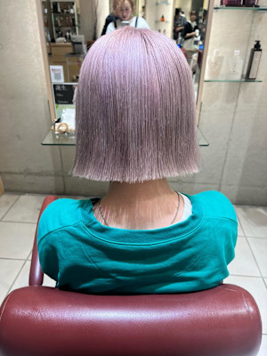 ピンクブロンド ハイトーンダブルカラー20.30代