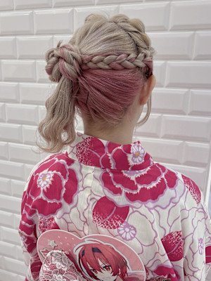 編み込み片耳くらげヘア＊まゆ