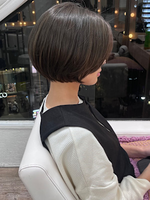 【中澤】時短な丸みshort  bob