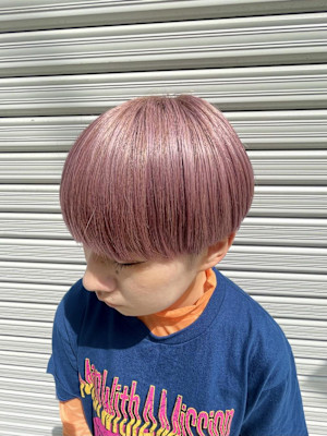 くすみピンクカラー/学割/ミルクティーベージュ/ピンクカラー