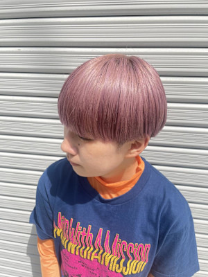 くすみピンクカラー/学割/ミルクティーベージュ/ピンクカラー