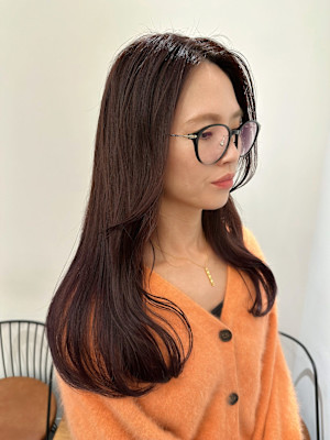 池袋 髪質改善 艶髪  バイオレットブラウン♪