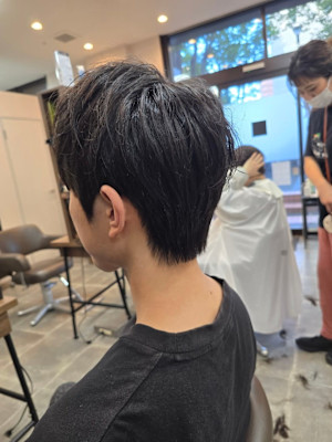 メンズカット/パーマ/グレイカラー/鎌取駅/韓国風/白髪染め