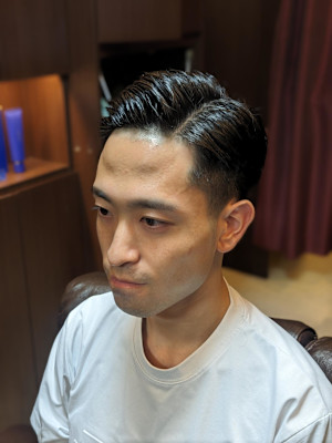 テーパーフェード7：3パート