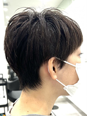 【RATIO 国分寺 渡邊陽平】耳だし束感ベリーショート2