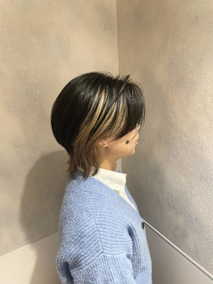 ウルフカット/インナーカラー/アンブレラカラー