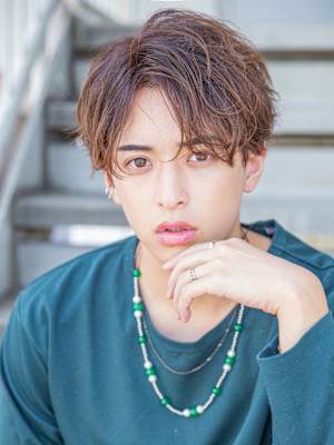 【小久保style】メンズカットツーブロックツイストウルフ