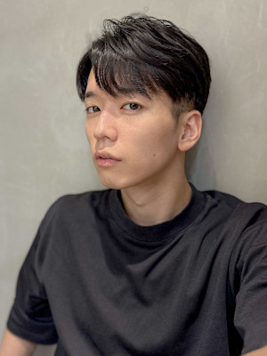 【吉田智哉】韓国マッシュ、ニュアンスパーマ、ダークアッシュ