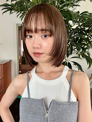 ボブ　ストレート