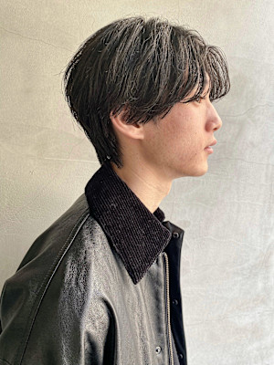 メンズショート　骨格補正