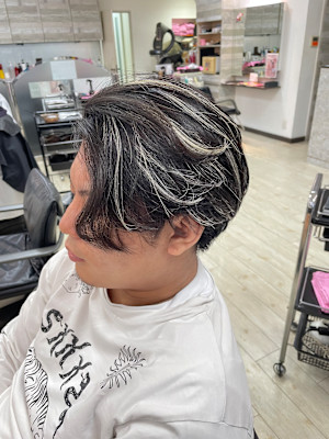 ホワイト　ハイライト