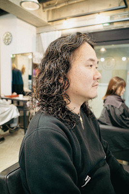 メンズロング×レイヤーパーマ◎三軒茶屋 RYUKI パーマ