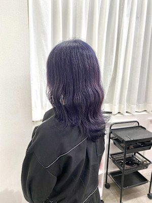 前髪/アンブレラカラー/こなれミディ/イメチェン/ウェーブ